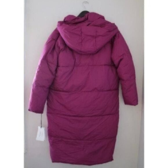 NWT Ugg Catherina Puffer Oversized Wild Violet Purple Coat Size Medium - Picture 7 of 12